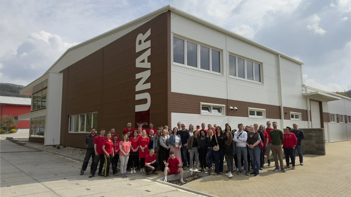Visit by the Aquapalace Hotel Prague team to the UNAR production facility